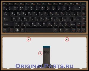 Купить клавиатуру для ноутбука IBM/Lenovo IdeaPad B470 - доставка по всей России