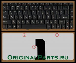 Купить клавиатуру для ноутбука IBM/Lenovo G460 - доставка по всей России