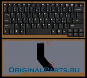 Купить клавиатуру для ноутбука Toshiba Tecra L2 - доставка по всей России